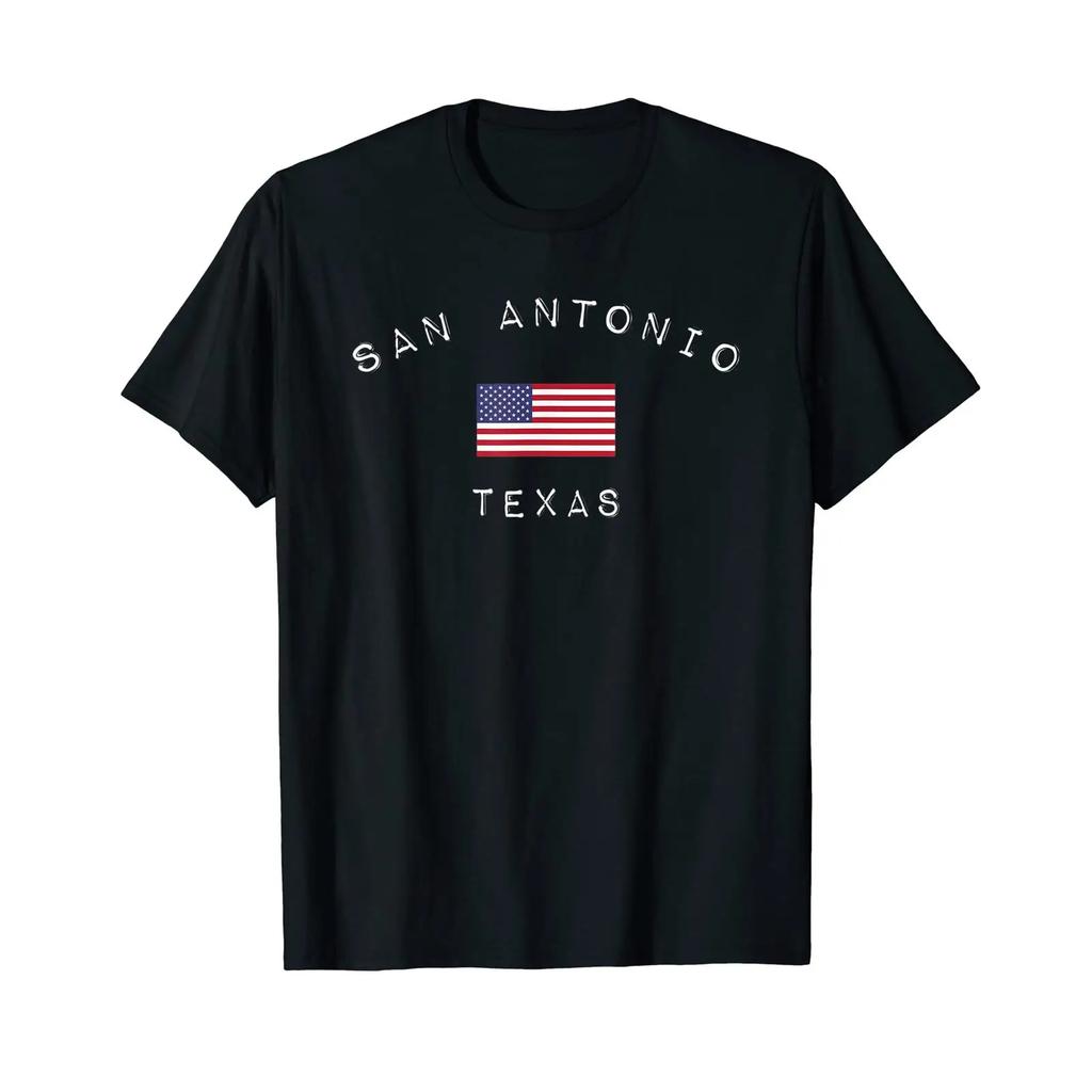 San Antonio Texas T Shirt Black S Vintage Washed Versatile Slightly Fashion Graphic Streetwear Top For Everyday Wear Casual