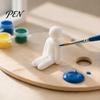 Миниатюрные животные, 3D-печатные фигурки, которые можно раскрашивать, Неокрашенные чисто-белые персонажи, Креативные настольные украшения, Модели, DIY, Многопозиционные