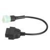 Obd Adapter 6pin To Qiilu OBD Adapter Cable, 6 Pin 16 Pin Adapter Cable Engine Fault Adapter Diagnostic Cable