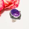 Фиолетовый Чароит - Сибирь Кольцо из серебра 925 пробы V4572, Фиолетовое кольцо, Овальное кольцо, Подарок на День святого Валентина, Подарок для нее, Подарок на день рождения, Украшения ручной работы,