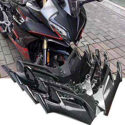 Передний сплиттер для мотоцикла CFMOTO 450SR, ABS-дефлектор с внешним видом под карбон, Улучшение аэродинамической стабильности