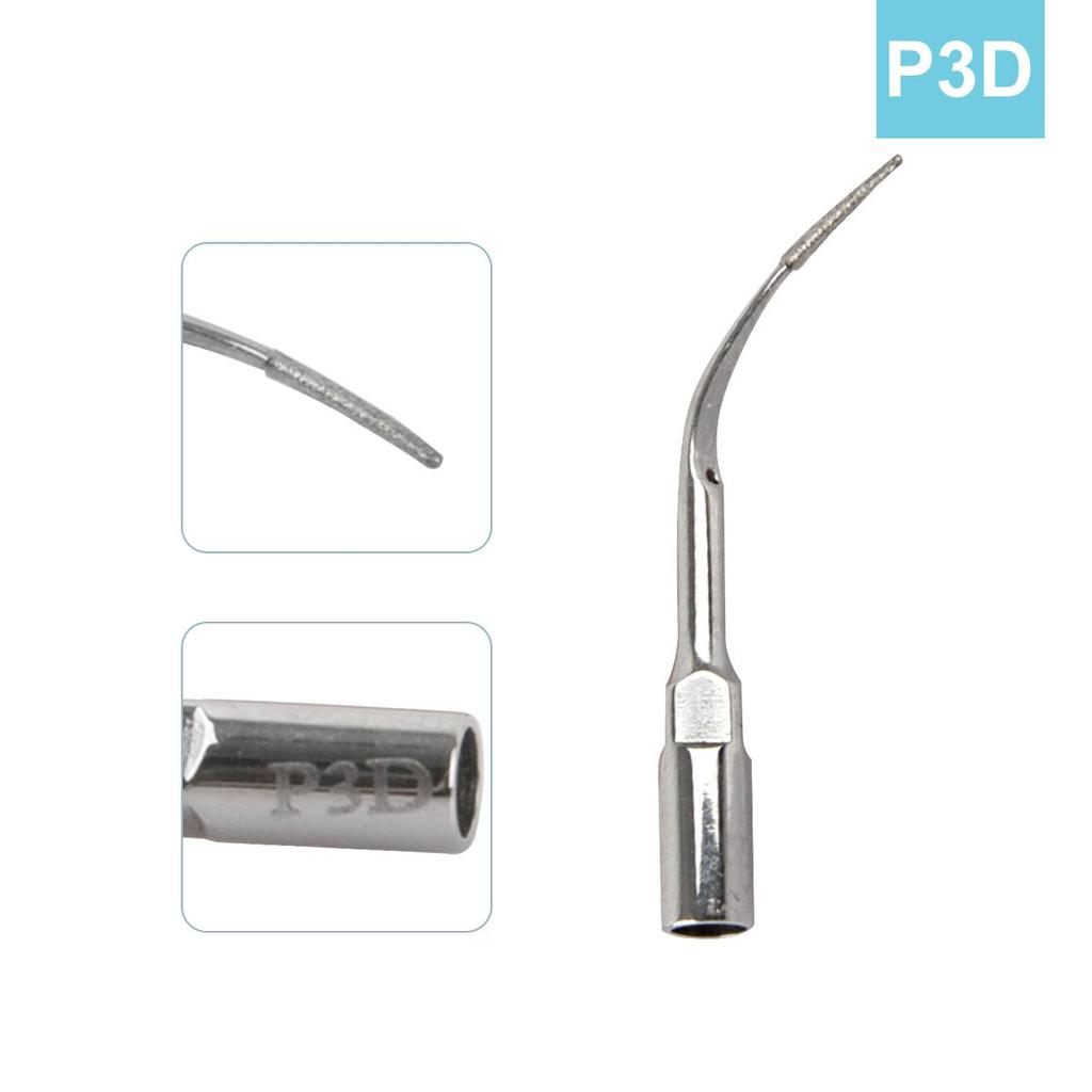 5 шт. насадок для стоматологического скалера, подходят для наконечника ультразвукового скалера EMS/WOODPECKER/SATELEC/DTE/NSK, стоматологические ультразвуковые насадки для скалинга