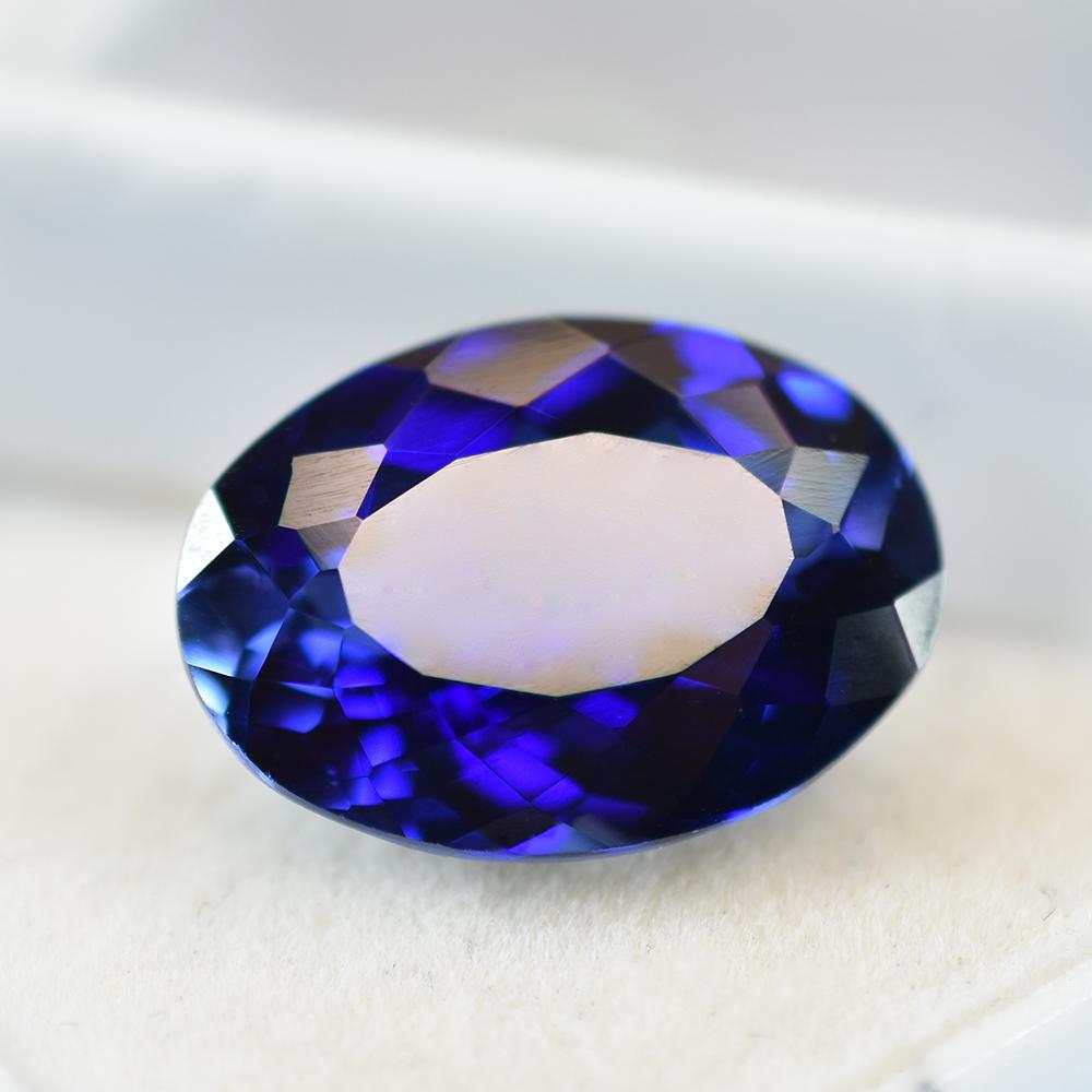 10.10 Ct Luxury TANZANITE Blue Oval Cut Loose Gemstone For jwellery
