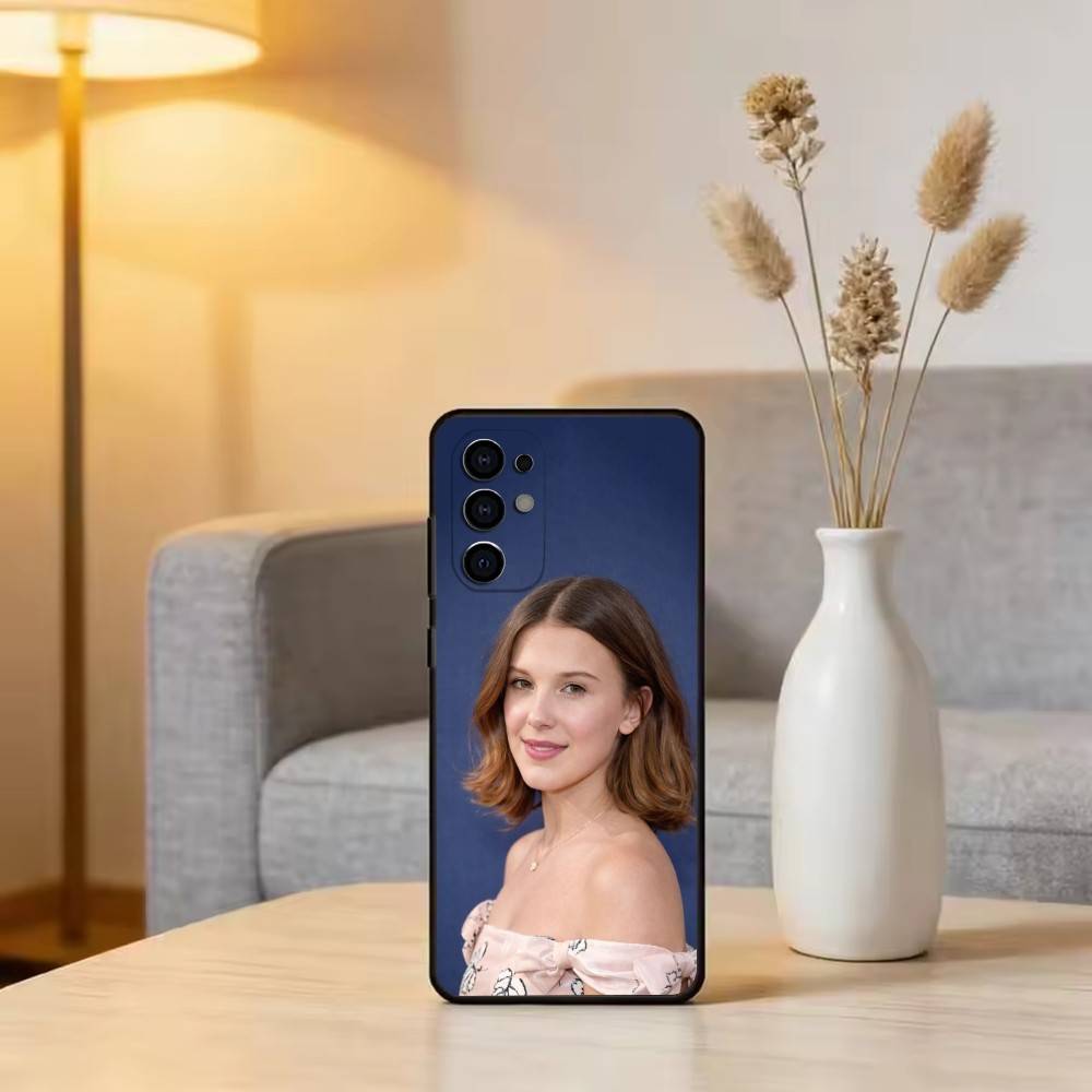 M-Millie B-Brown Actor Phone Case For Samsung S25,S24,S21,S22,S23,S30,Ultra,S20,Plus,Fe,Soft Silicone Black Cover