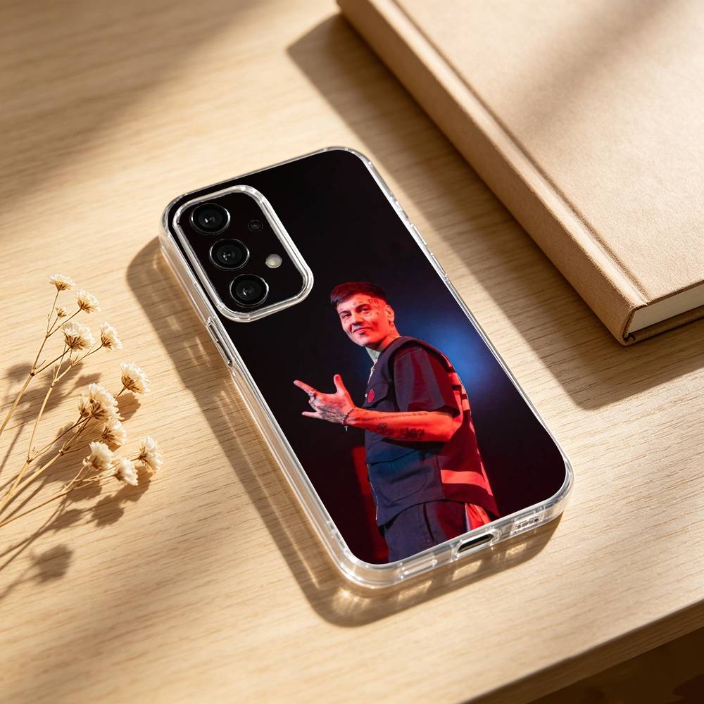 D-Duki Rapper phone Case For Samsung S25,24,21,22,23,30,Ultra,20,Plus,Fe,Lite,Note Transparent Cover