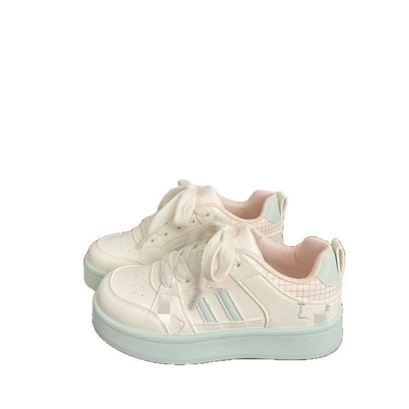 Новые розовые туфли на белой платформе женские дышащие осенние нишевого дизайна для отдыха студенческие спортивные доска