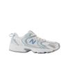 New Balance NB 530 Bungee Classic Fashion Универсальные Изысканные Детские Кроссовки для Бега Детские Кроссовки для Бега Белые Синие PZ530ED