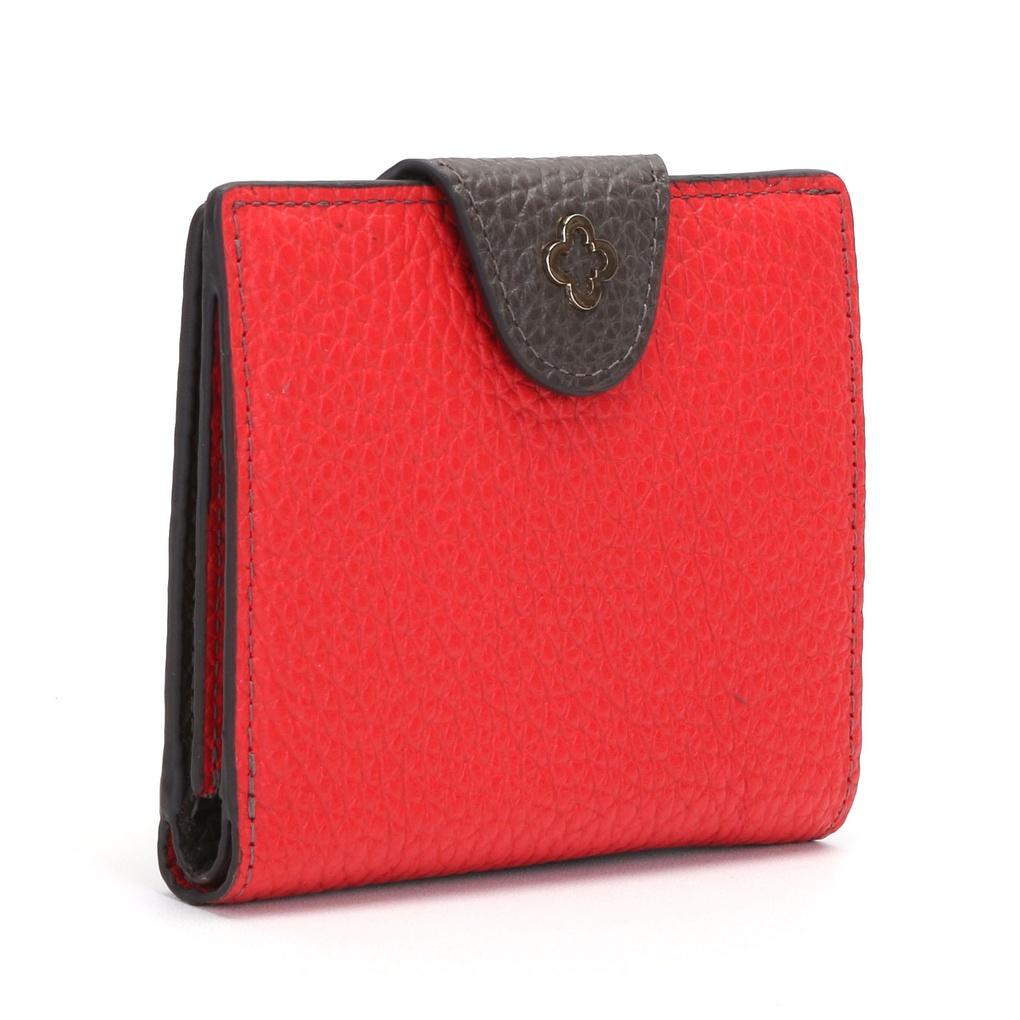 Mari eclaire store high-quality natural leather women's ultra-slim pretty half-wallet