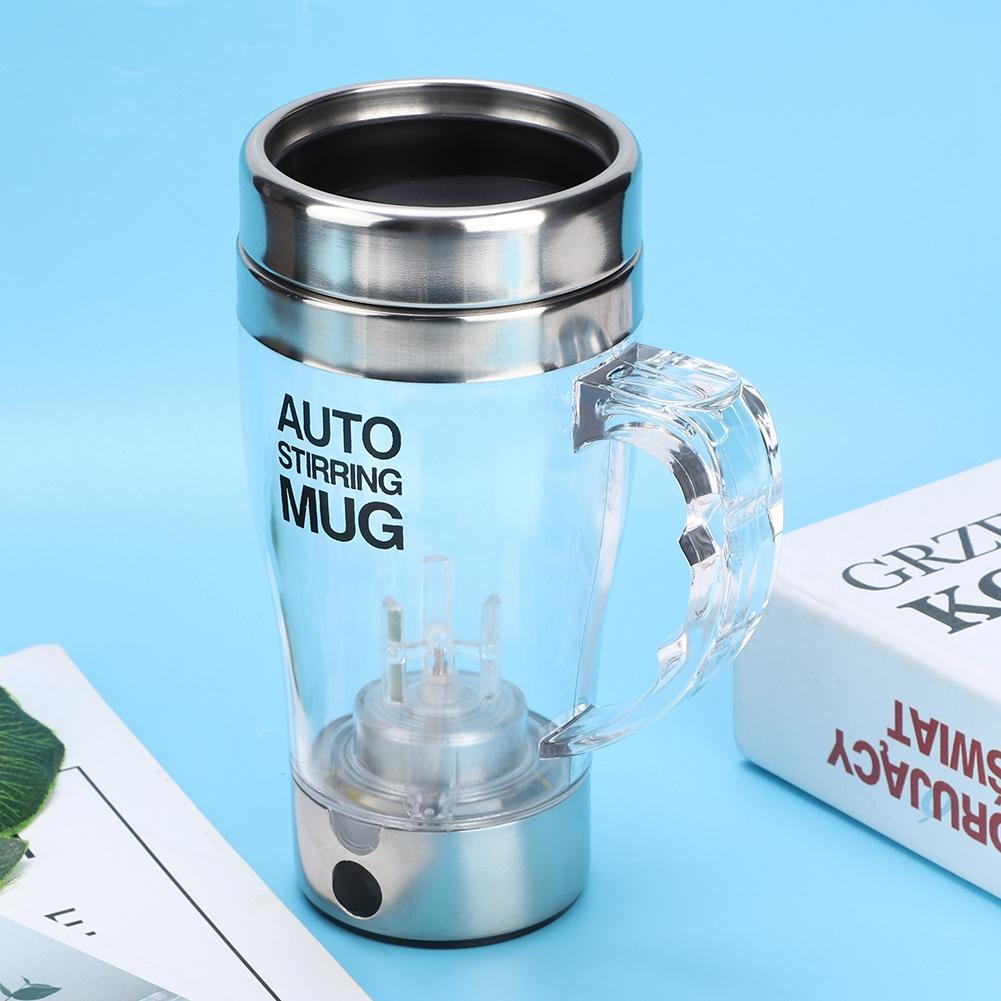 350ML Self Stirring Mug Automatic Electric Lazy Automatic Coffee Mixing Tea Mix Cup Travel Mug Double Insulated Thermal Cup