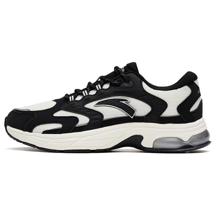 Anta AT954 Shock Absorbing Non-Slip Durable Low-Top Running Shoes Men Sneaker White Black 112315503-7