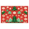Christmas Style Carpet Soft and Living Room Doormat Santa Claus Dining Room Foyer Room Bedroom Santa Claus Floor Mat Decoration