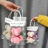 Сувенирный подарок из кораллового флиса в форме медведя - Ананасовая клетка, 30x40, Милые принадлежности для свадебного торжества