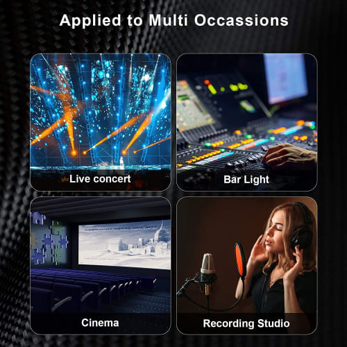 FIBBR XLR Cable Pack, Nylon Braided XLR Male To Female Heavy-Duty Balanced Microphone Cord Compatible with Preamps, Speaker Systems, and More (1M, 1 C