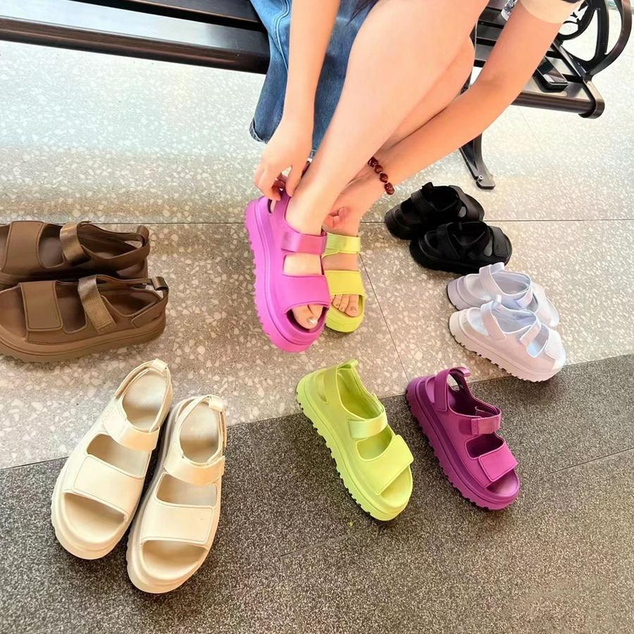 Летние женские сандалии 2024, женские повседневные тапочки в романском стиле с пряжкой и ремешком, женская повседневная обувь на толстой подошве