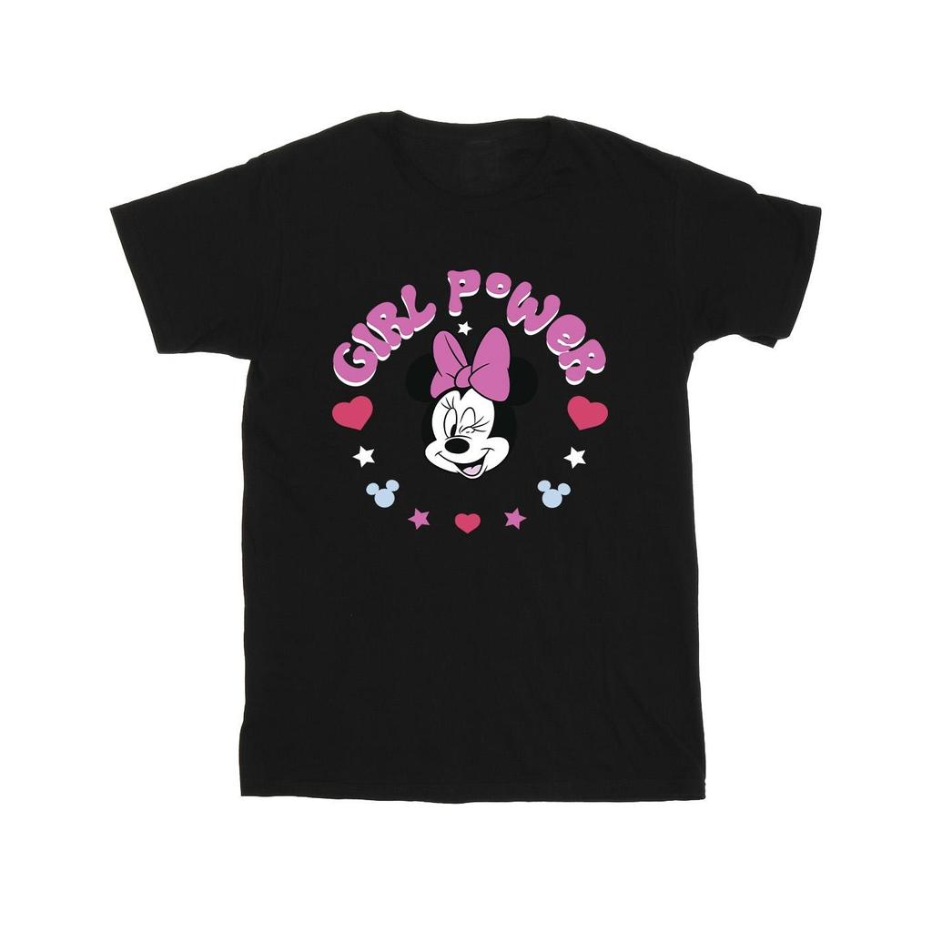 Disney Mens Minnie Mouse Girl Power T-Shirt