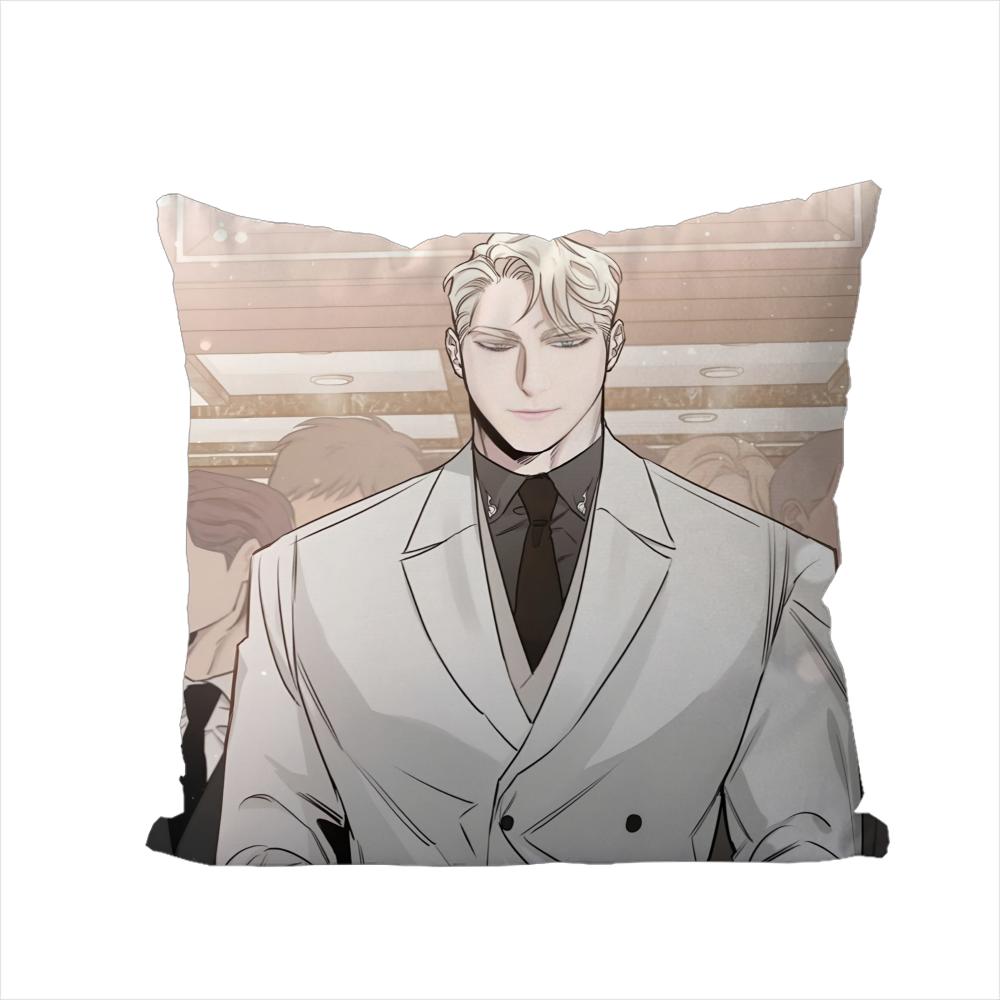 Чехол для подушки BL Mmanhwa для автомобиля, дивана, декоративный для дома, двусторонний принт, плюшевая квадратная декоративная подушка, чехол