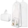Wedding Dress Cover, White, 70'' Long for Travel