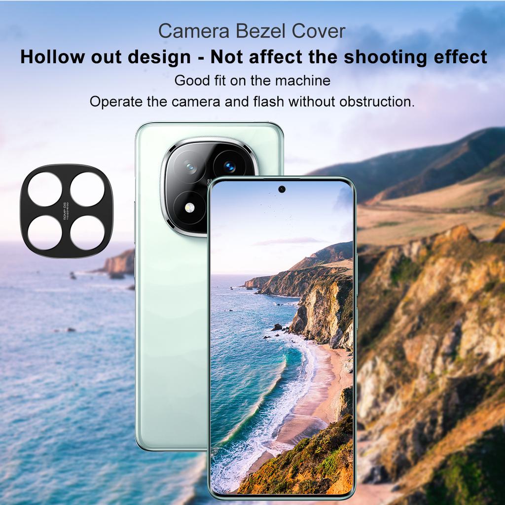 Для Redmi Note 14 Pro Plus 5G Пленка из стекла для объектива IMAK Стильный протектор камеры премиум-класса