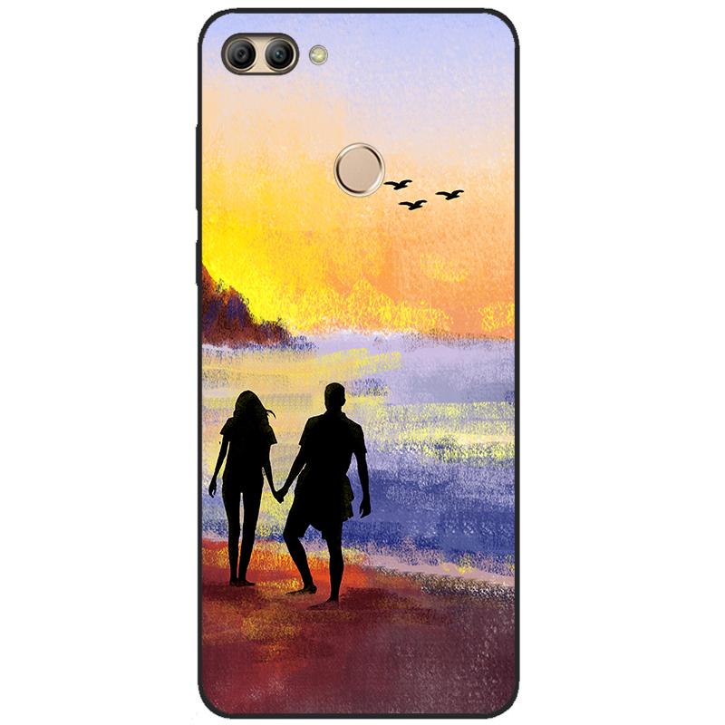 For Huawei Y9 2018 Case Soft TPU Silicon Back Phone Case Cover for huawei y9 2018 Fundas Full Protection Coque Bumper