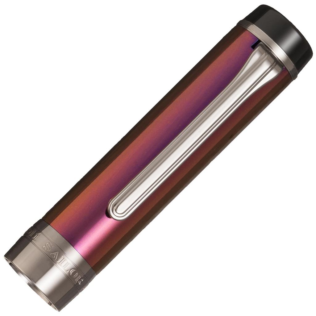 Sailor CYLINT Fountain Colored Stainless Steel Medium Pen, LANTANA, Nib, 10-6006-450