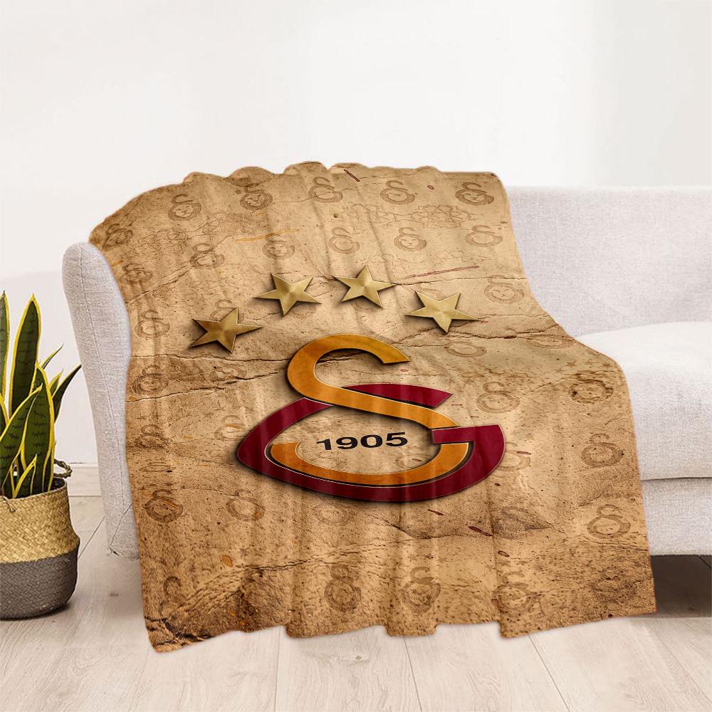 Galatasaray 220 Blanket Durable Comfort Suitable for Bedding Chair Couch Four Seasons Universal Digital Print