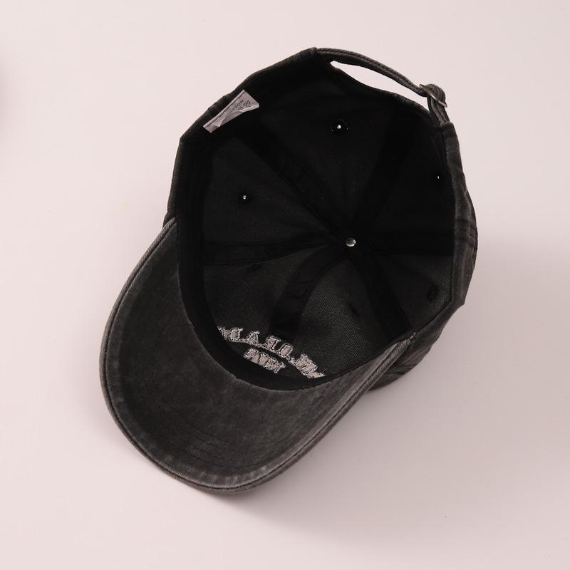 Embroidery Letter Children Baseball Cap Fashion Retro Kids Duck Tongue Hat 2-8Year Boys Girls Duckbill Caps Outdoor Baby Visors
