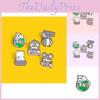 Cute Cartoon Animal Brooches Featuring Adorable Cats Penguins And Polar Bears For Unique Style