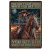 Retro Horse Make Me Happy Metal Tin Signs Vintage Posters for Garage Game Room Bar Man Cave Cafe Office Home Wall Decor Gift