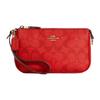 New Nolita Canvas With Leather Pochette, Shoulder Bag, Wrist Bag, Clutch Small Women's Red C3308-IMQRG