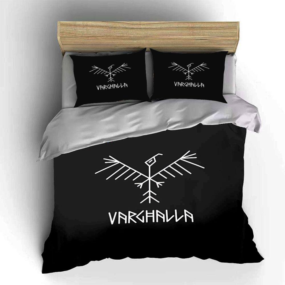 Viking Eagle Design Bedding Duvet Cover Set Duvet Cover Pillowcases (1*Duvet Cover 2*Pillowcases, without duvet insert)