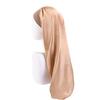 1Pc Silk Satin Bonnet Long Hair Polyester Double Sided Hair Hat Solid Color Dreadlocks Braids Women Night Sleep Cap