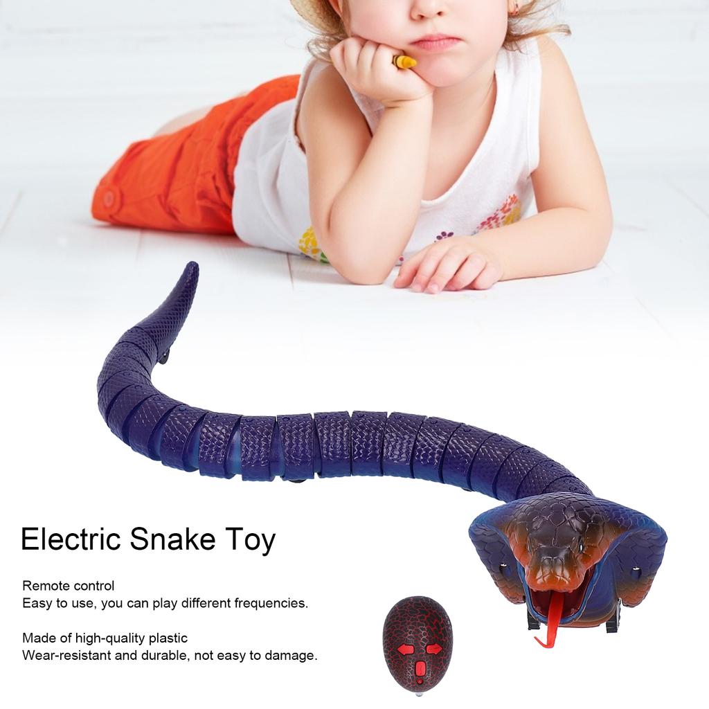 Infrared Remote Control Snake Toy Simulation Snake Animal Model Electric Trick Toy