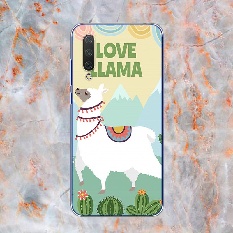 Мягкий силиконовый чехол из ТПУ с изображением ламы альпаки для Xiaomi Mi Note 11 10T 10 9 9T SE 8 Lite Pro Ultra 5G, чехол для телефона