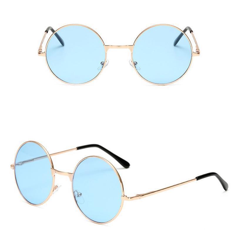 1 шт., винтажные карамельные простые детские круглые солнцезащитные очки с защитой от ультрафиолета для девочек, ретро милые солнцезащитные очки