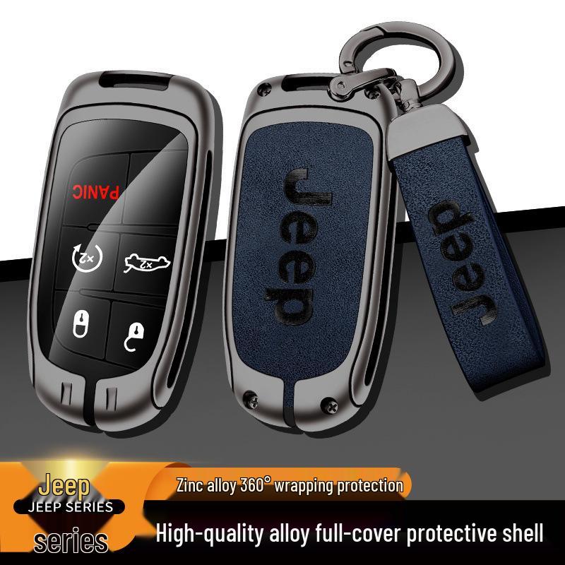 Key Case for Jeep Cherokee, Compass, Grand Cherokee, Renegade, Grand Commander