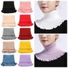 Warm Knitted Fake Collar Detachable Turtleneck Fashion Scarf  Men Women