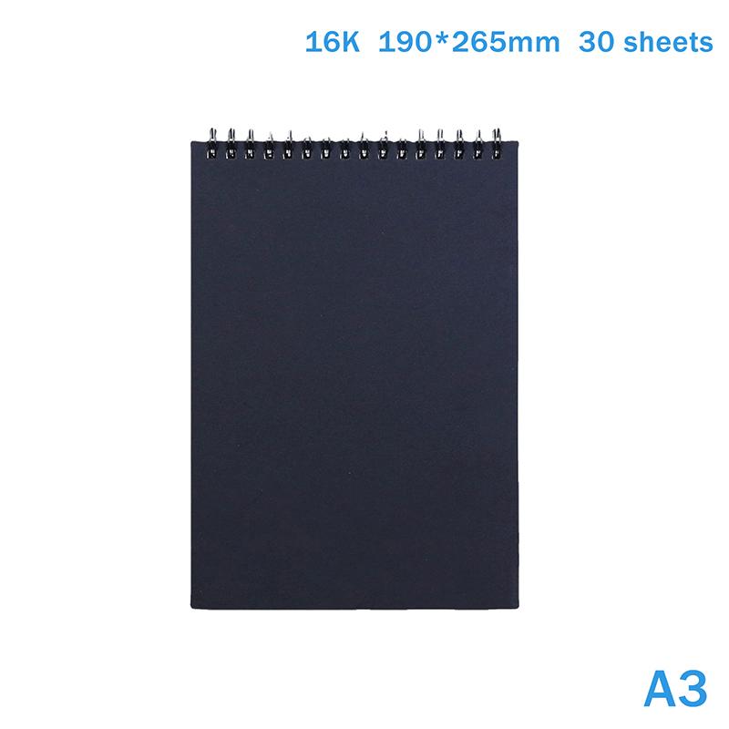 Sketch Book Spiral Bound 30 Sheets Acid Free Drawing Paper A4 A5 A6 8K 16K for Kids Students Artists