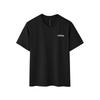 Solid Color Breathable Skin-Friendly Quick-Dry Crew Neck Straight-Cut Short Sleeve T-Shirt Men Tops Black JF3215