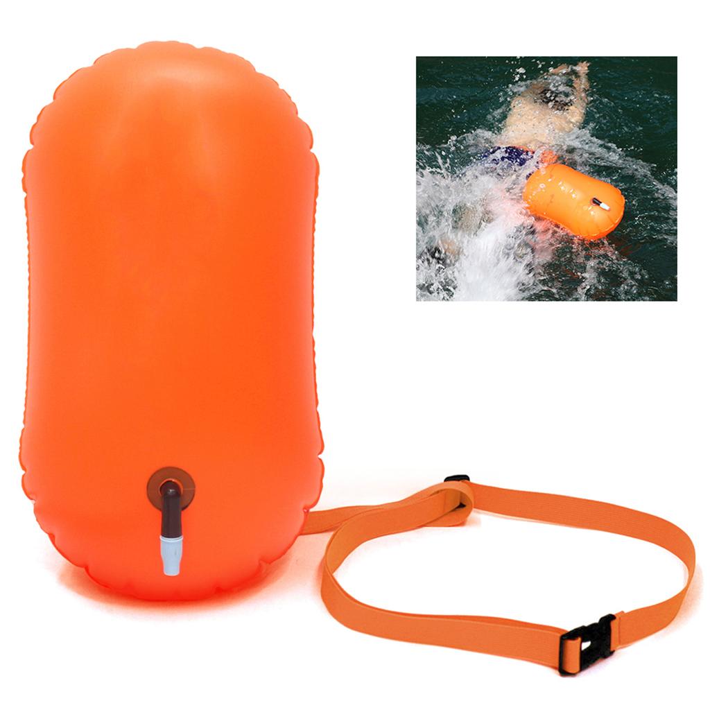 Надувной мешок для плавания Подушка безопасности Водонепроницаемый ПВХ Плавательный подводный плавательный круг Спасательный круг Поплавок Сумка