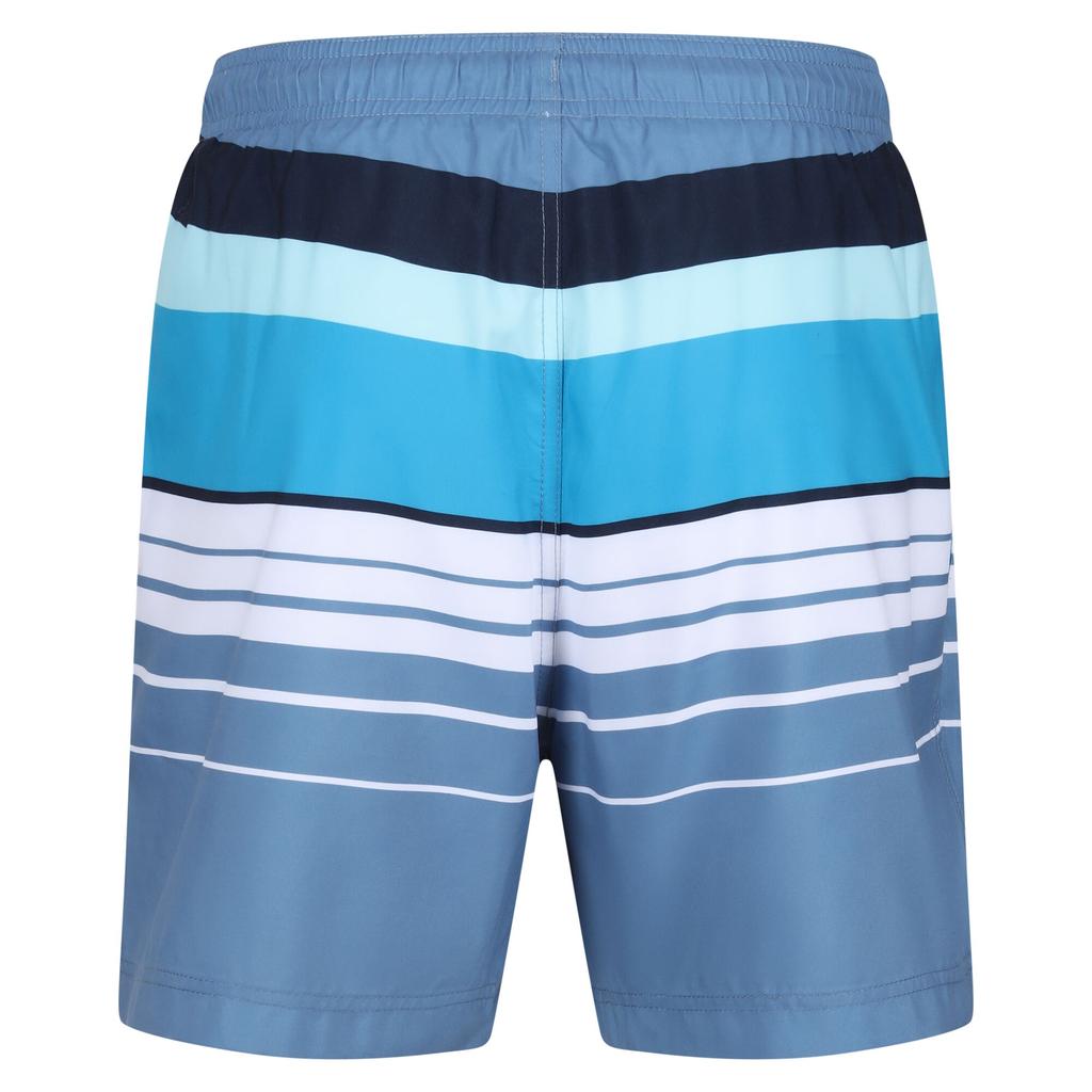 Regatta Mens Loras Striped Swim Shorts