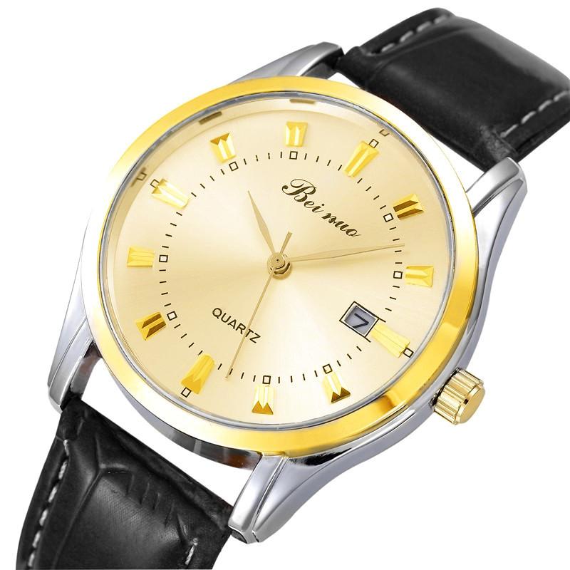 Top Brand Men's Watches Luxury Simple Quartz Wrist Watches for Men Leather Belt Fashion Business Male Clock relogios masculino