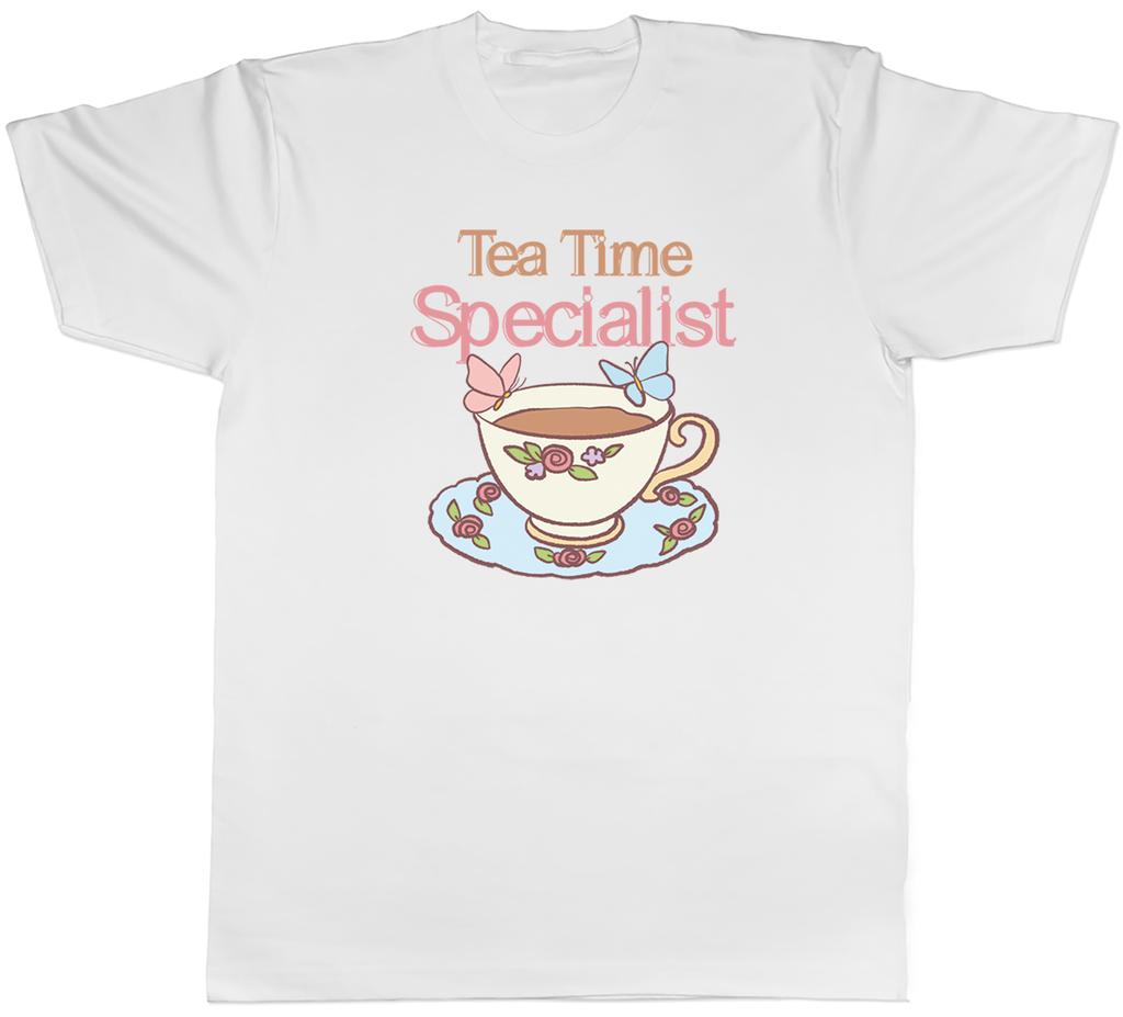Tea Time Specialist Cuppa Brew Cup Unisexs TShirt Tee Gift Top