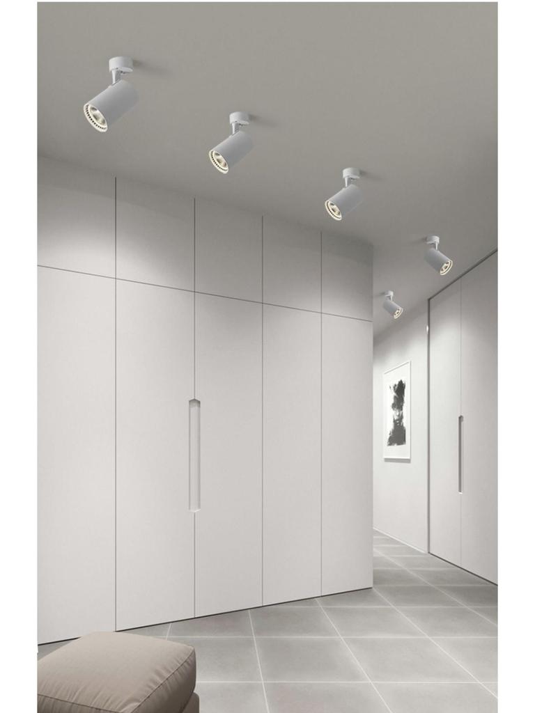 Adjustable Angle Surface Mounted Spotlight - Compact Ceiling Downlight