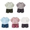 Комплект летней одежды для детей и подростков 3-18 лет: футболка и шорты