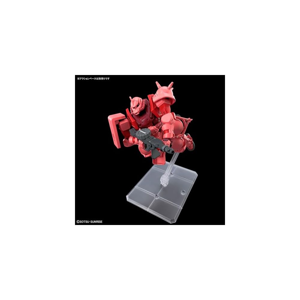 Bandai Spirits Гандам GQuuuuuuX Заку Чара GQ Масштаб 1/144 Пластиковая модель-конструктор с цветовой кодировкой