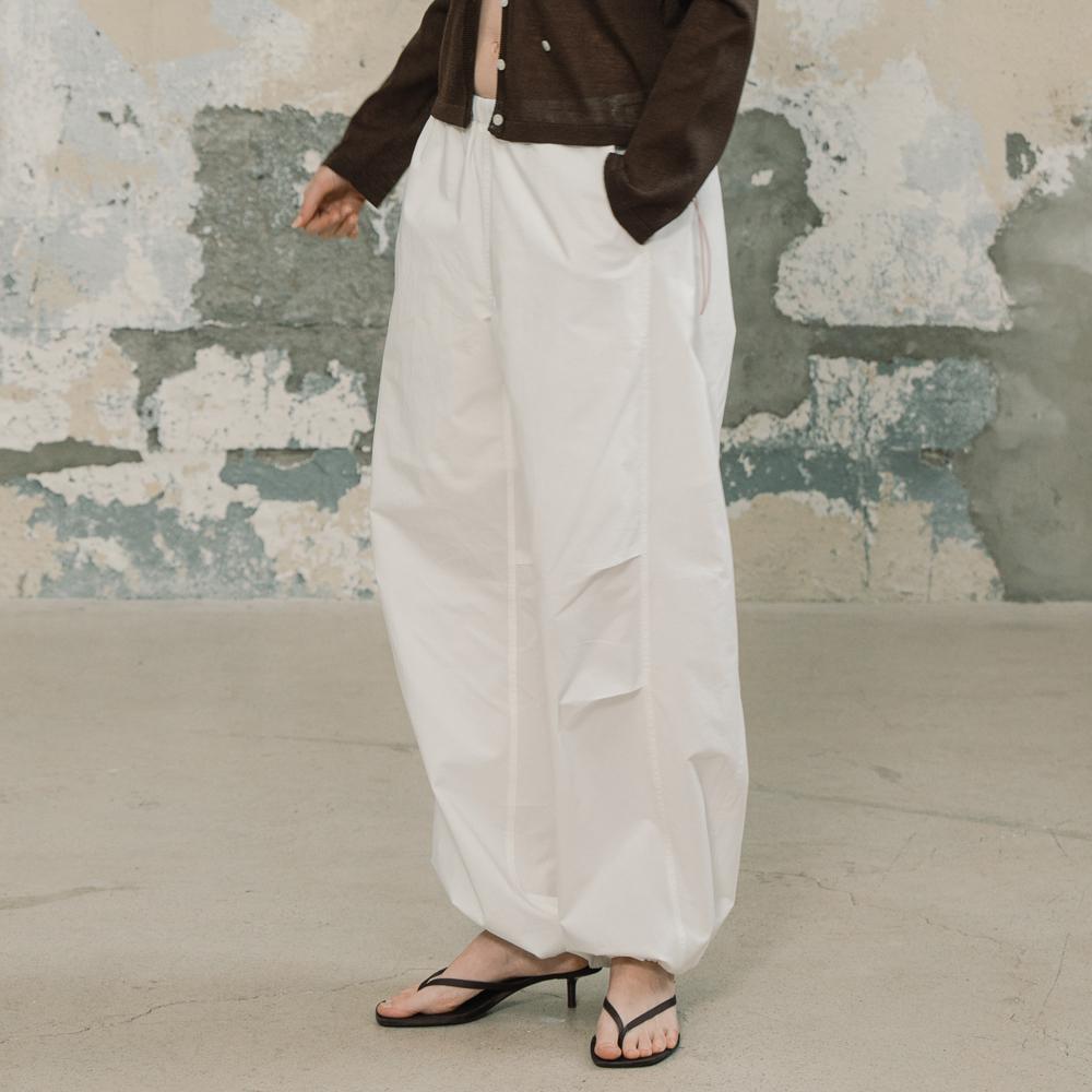 EDENIK String Balloon Pants_White