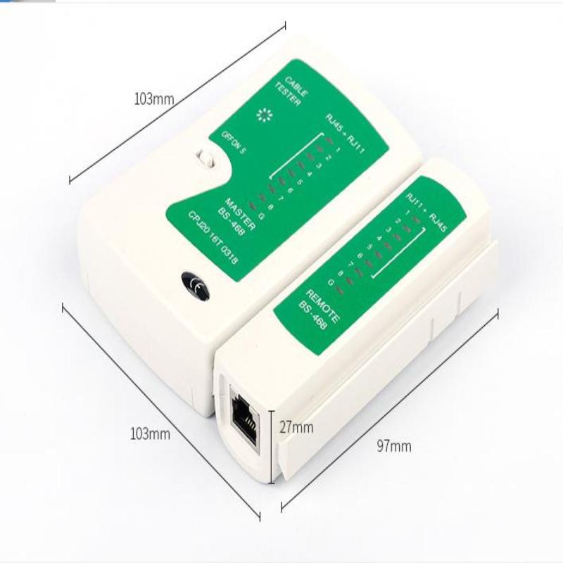 468 Инструмент для тестирования сети Тестер сетевого кабеля Ethernet, Инструмент для проверки подключения экранированного кабеля UTP/STP и телефонной линии