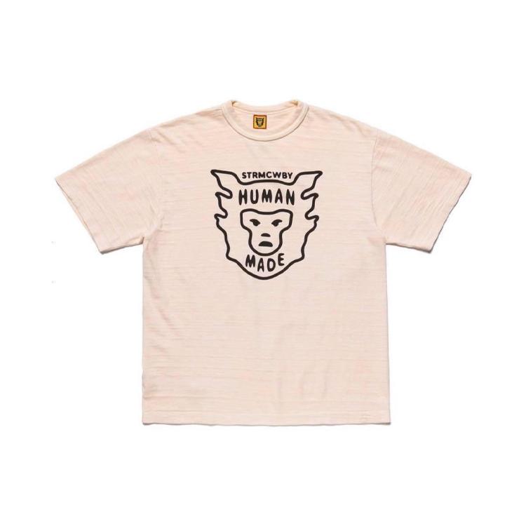 HUMAN MADE T-Shirts Unisex Pink Crew Neck Moderate HM20CS009