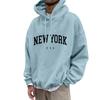 Men's Loose Printed Hooded Sweatshirt Men's Casual Fashion Sports Sweatshirt