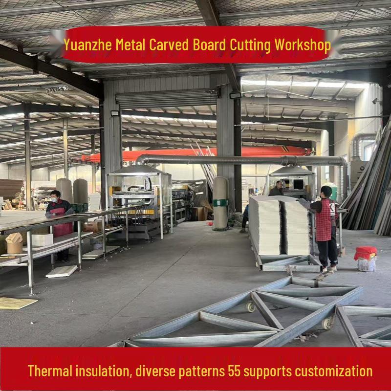 Polyurethane Foam Exterior Wall Insulation & Decorative Metal Carved Board for Underfloor Heating